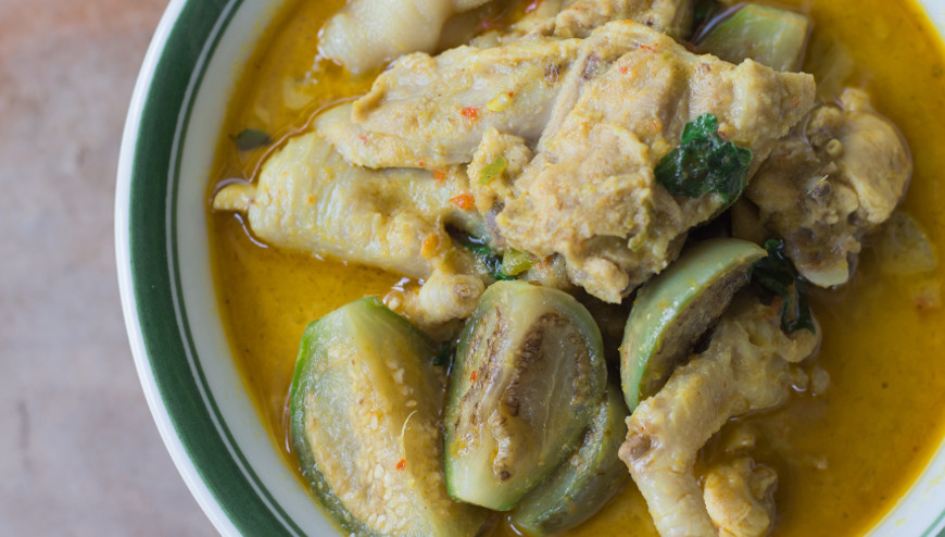 Ricetta del pollo al curry verde Thai